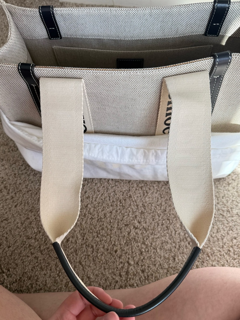Chloe Woody Medium Tote - Picture 14 of 16